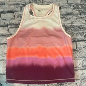 Athleta Cream and Pink Tank Top~